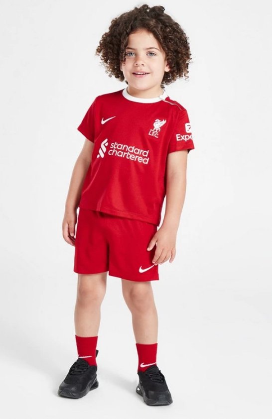 2023/2024 Liverpool Heim-Fußballset (Trikot + Shorts)