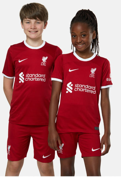 2023/2024 Liverpool Thuis Voetbalset (shirt+Shorts)