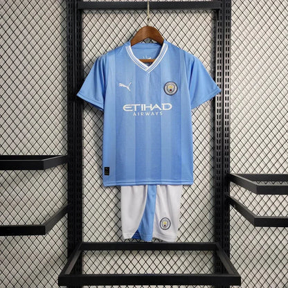 2023/2024 Manchester City Thuis Voetbalset (shirt+Shorts)