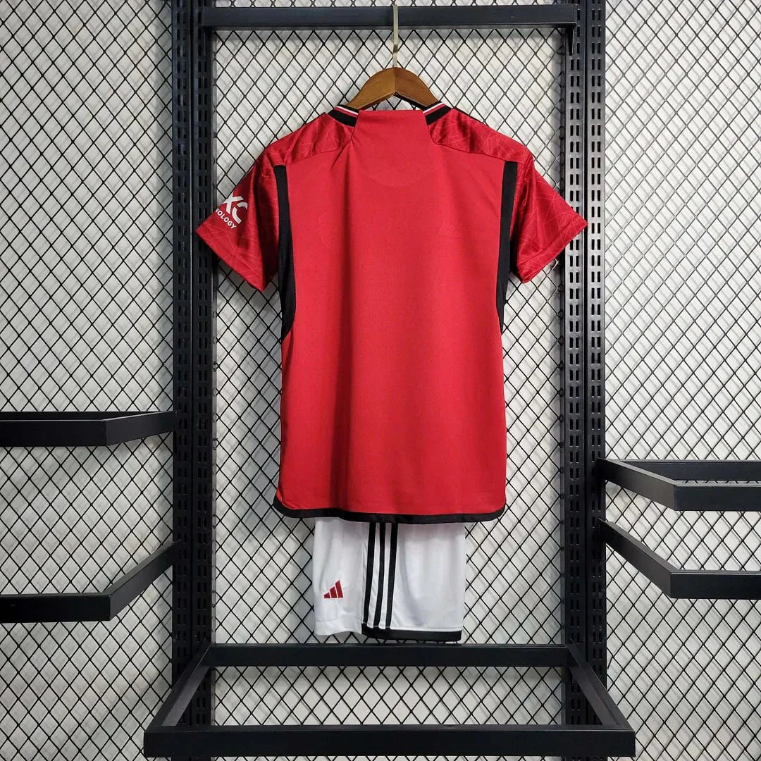 2023/2024 Manchester United Thuis Voetbalset (shirt+Shorts)