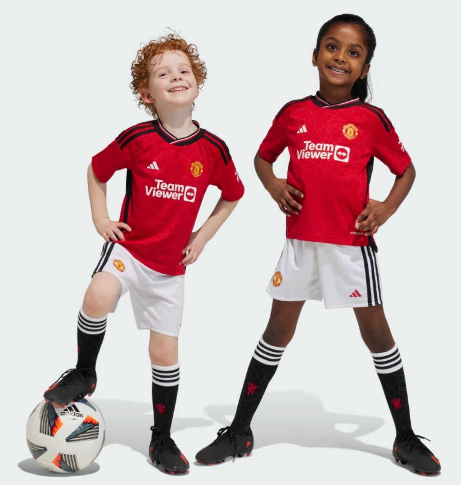 2023/2024 Manchester United Thuis Voetbalset (shirt+Shorts)