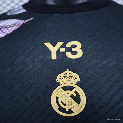 2024 Los Blancos x Y3 Black Special Kit - Spelerversie 