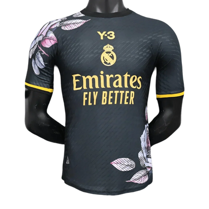 2024 Los Blancos x Y3 Schwarzes Spezialtrikot - Spielerversion 