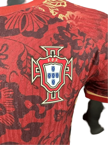 2024 Portugal Rotes Spezialtrikot - Spielerversion 