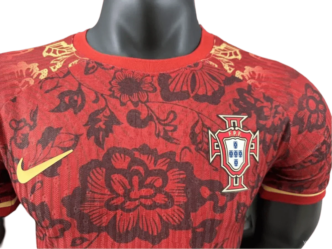 2024 Portugal Rotes Spezialtrikot - Spielerversion 