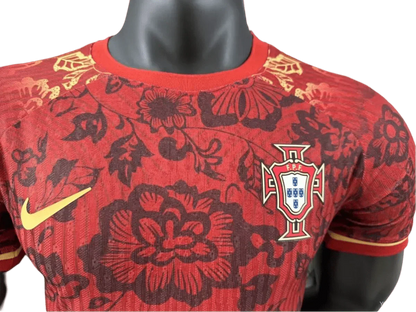 2024 Portugal Rotes Spezialtrikot - Spielerversion 