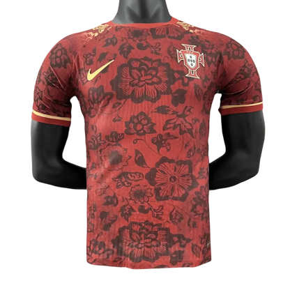 2024 Portugal Rotes Spezialtrikot - Spielerversion 