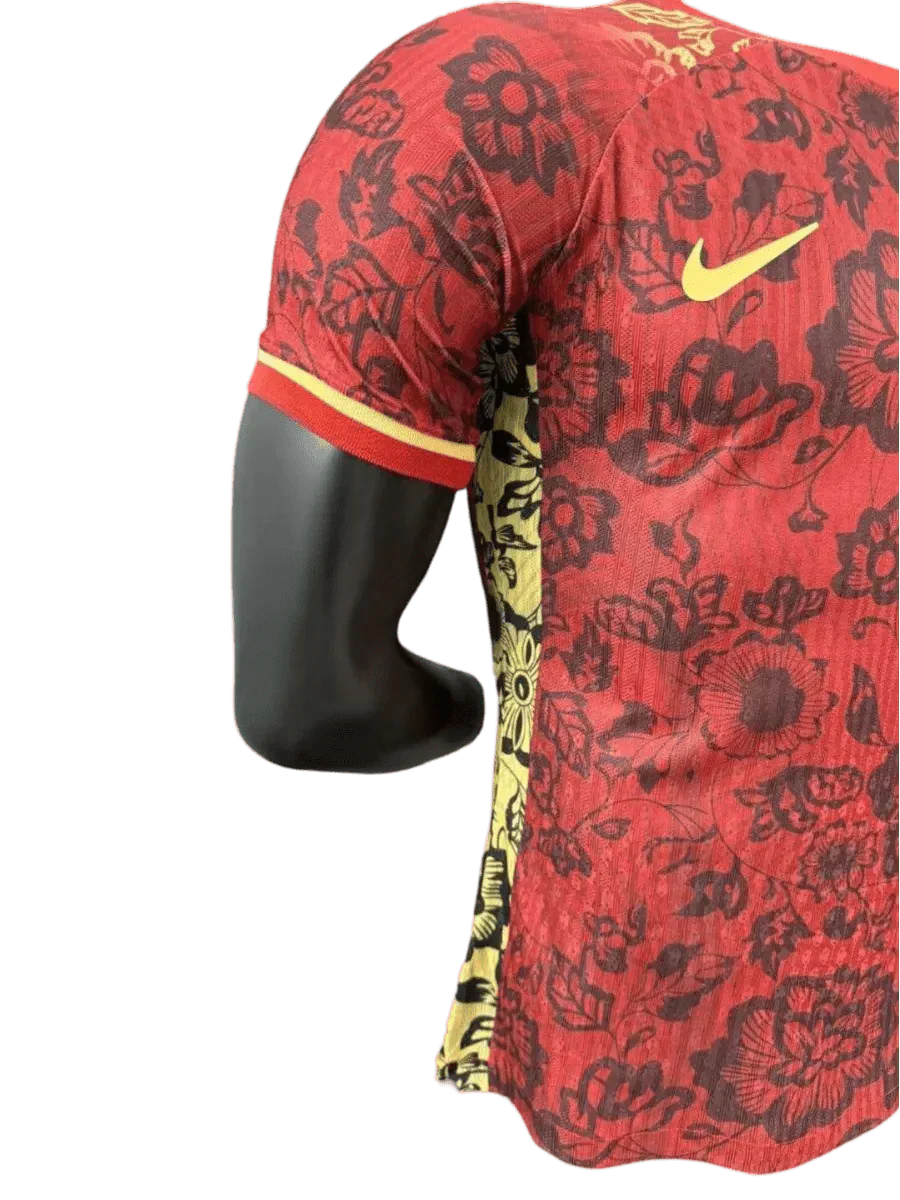 2024 Portugal Rotes Spezialtrikot - Spielerversion 