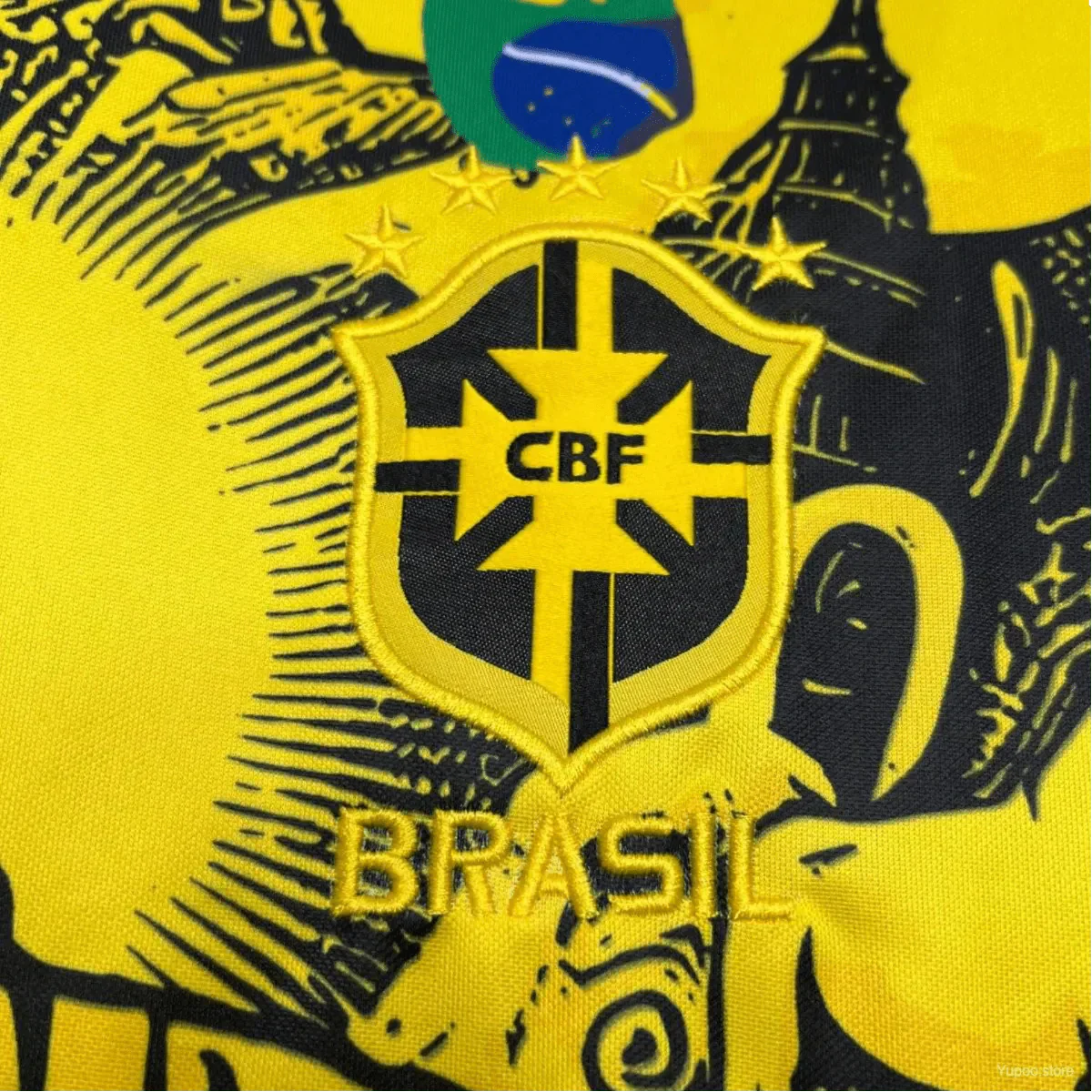 2024/2025 Brazil X Christ Yellow Special Edition kit - Fanversie