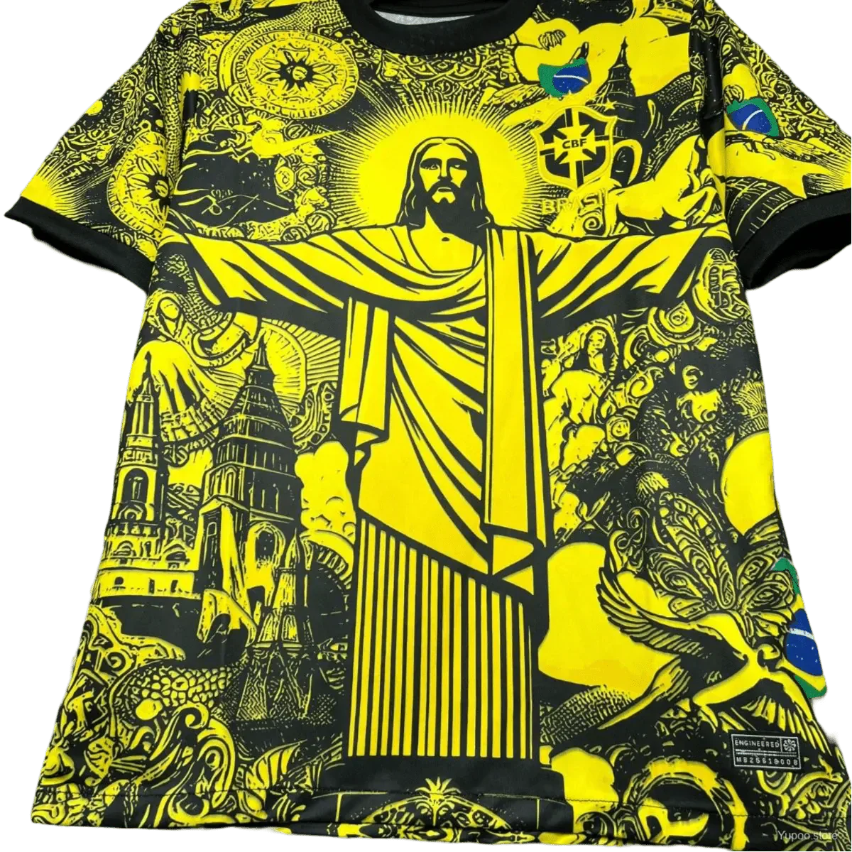 2024/2025 Brazil X Christ Yellow Special Edition kit - Fanversie