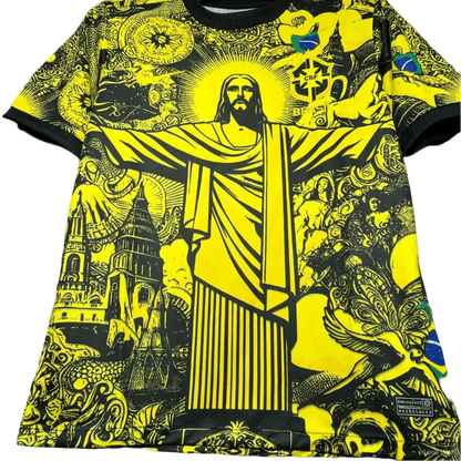 2024/2025 Brazil X Christ Yellow Special Edition kit - Fan version