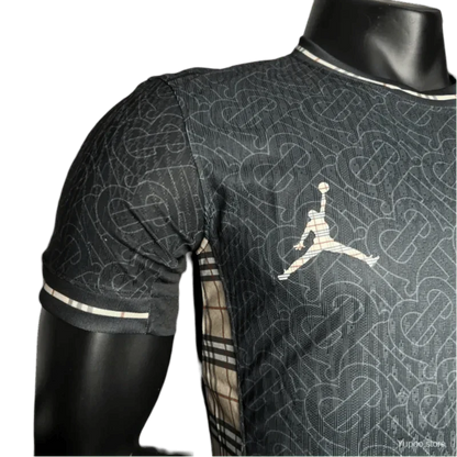 2024/2025 ENGLAND Euro Jordan x Burberry Black Special Edition Trikot – SPIELERVERSION