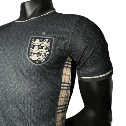 2024/2025 ENGELAND Euro Jordan x Burberry Black Special Edition tenue – SPELERVERSIE