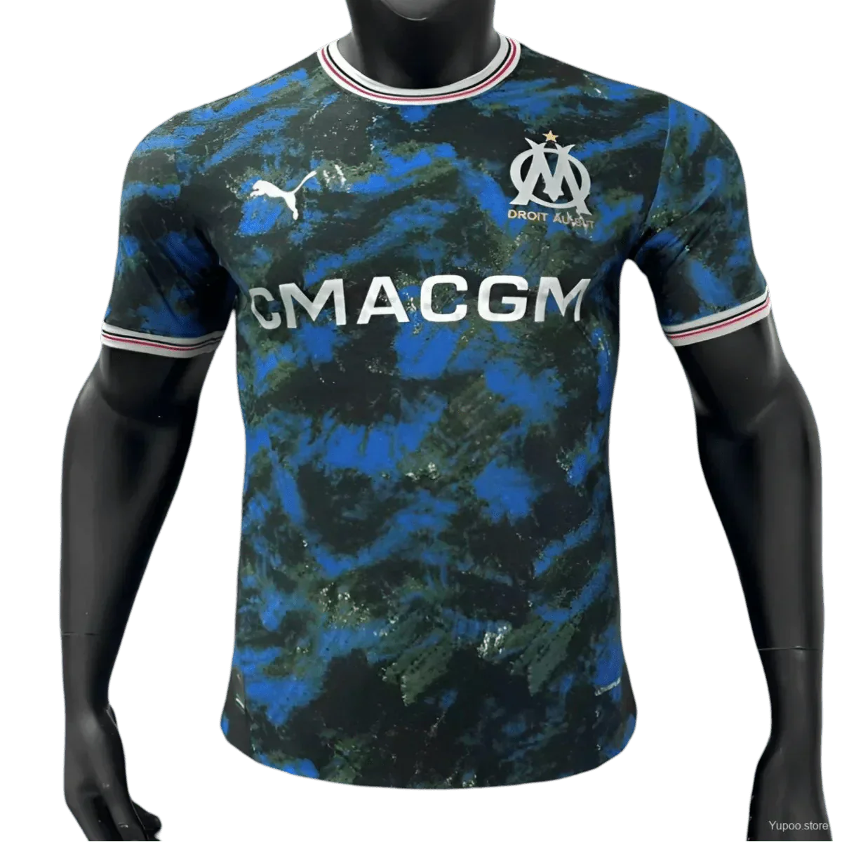 2024/2025 Olympique Marseille Speciale editie Blauwe Jersey Spelersversie