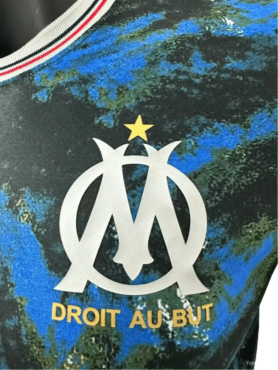 2024/2025 Olympique Marseille Speciale editie Blauwe Jersey Spelersversie