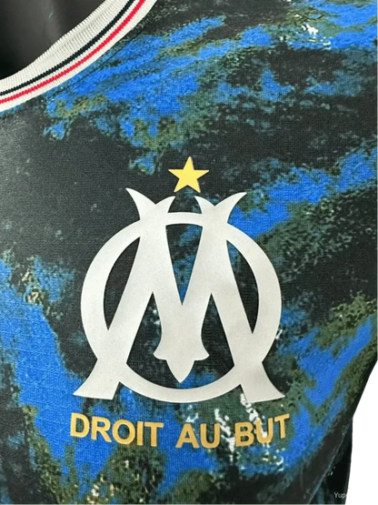 2024/2025 Olympique Marseille Speciale editie Blauwe Jersey Spelersversie