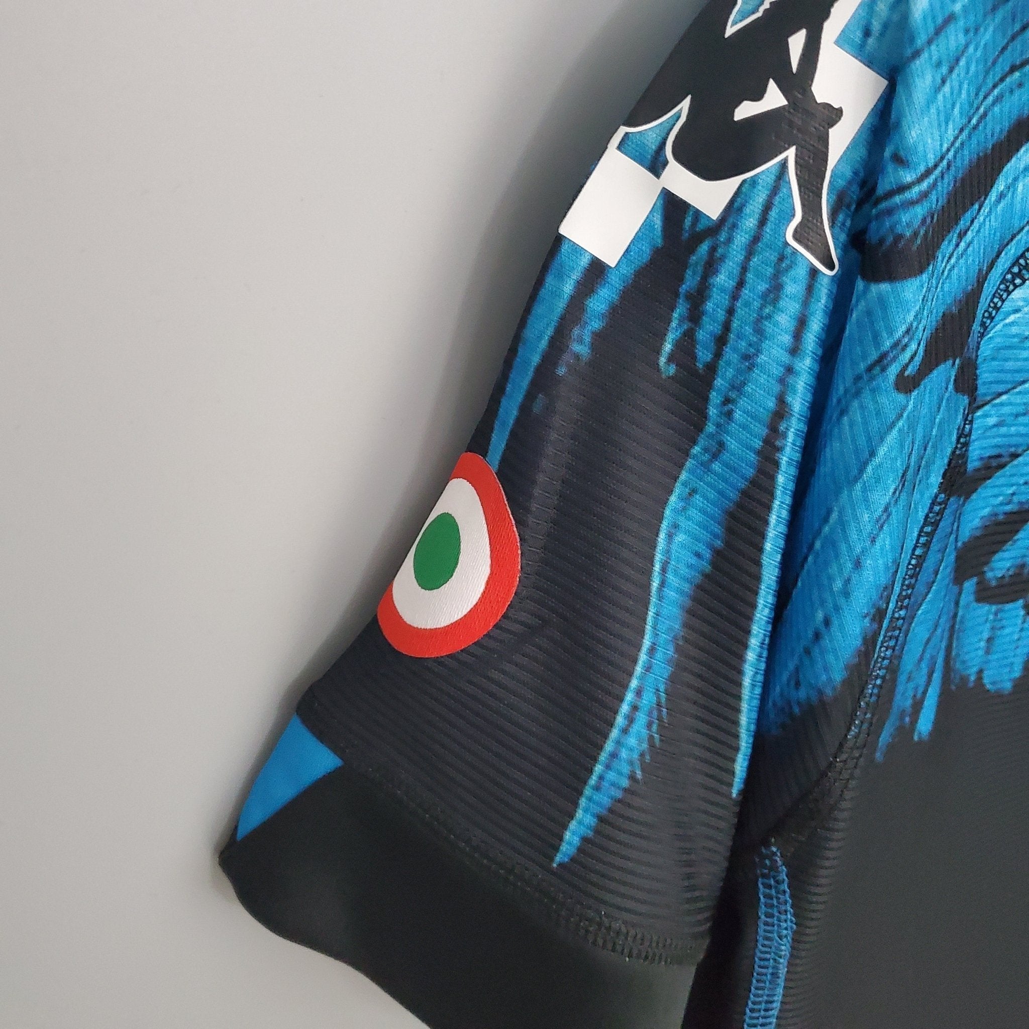 21/22 SSC Napoli zwart blauw Kappa × Marcelo Burlon-kit