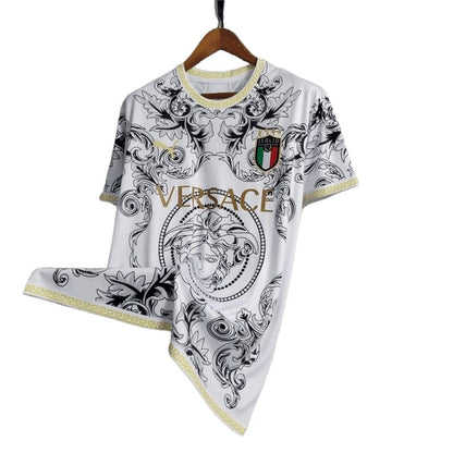 22/23 Special Edition Italien x Versace Weißes Trikot - Fanversion