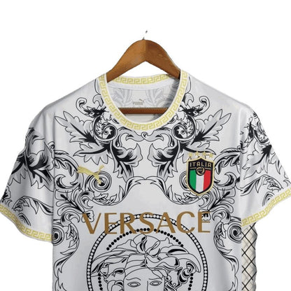 22/23 Special Edition Italien x Versace Weißes Trikot - Fanversion