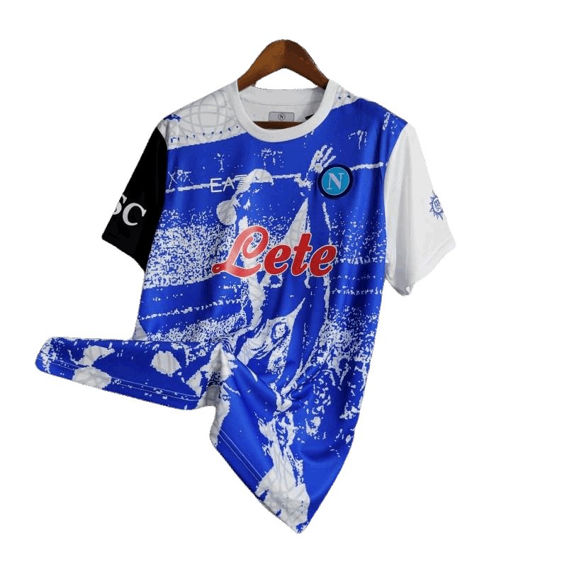 23-24 Napoli Blue &quot;Maradona&quot; Special Edition kit - Fan version