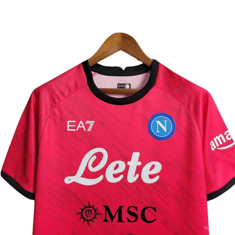 23-24 Napoli Face Game Lozano Red Kit - Fanversion