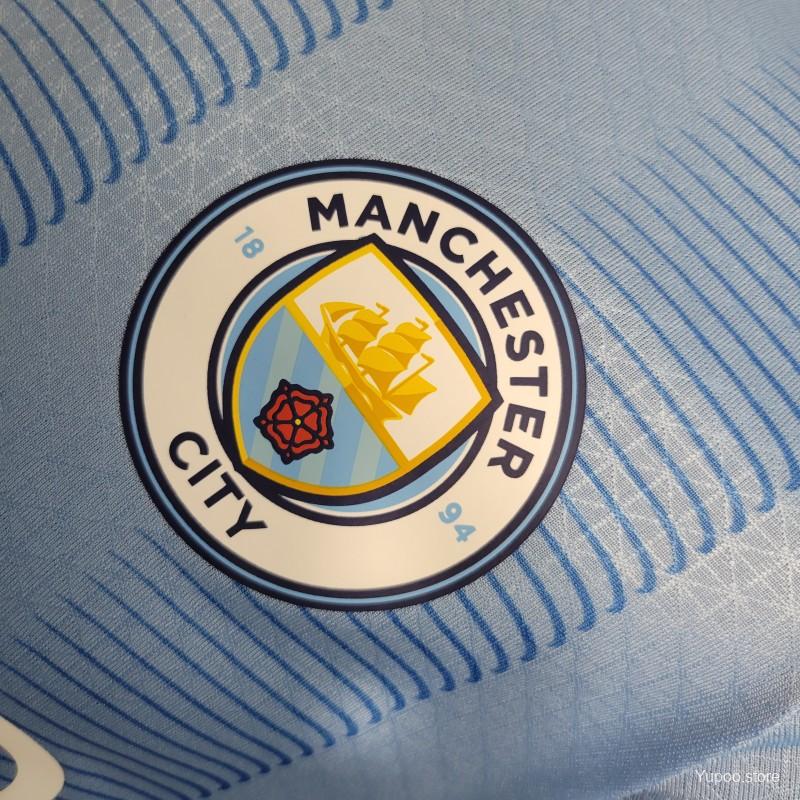 23-24 Manchester City Heimtrikot - Spielerversion