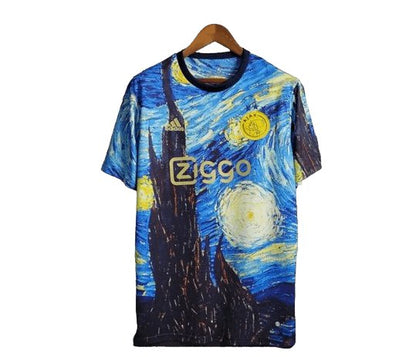 23/24 AJAX x Vincent Van Gogh Olieverfschilderij Sterrennacht Special Edition kit - Fanversie