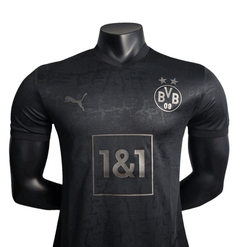 23/24 Borussia Dortmund - BVB All Black Special Edition Trikot - Spielerversion 