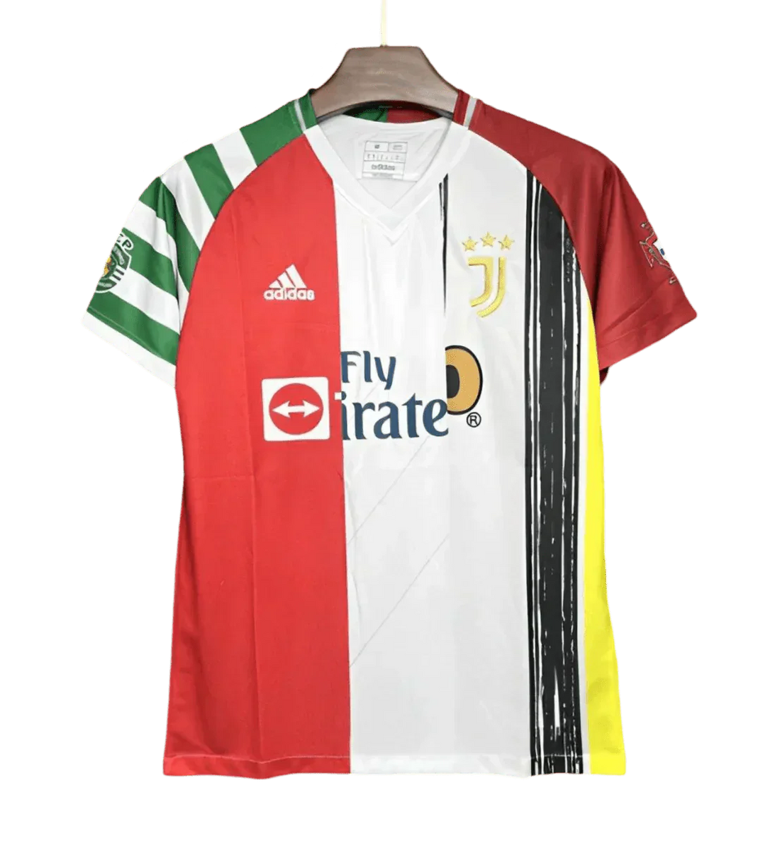 23/24 Juventus Weiß-Rot Spezialtrikot - Fan-Version