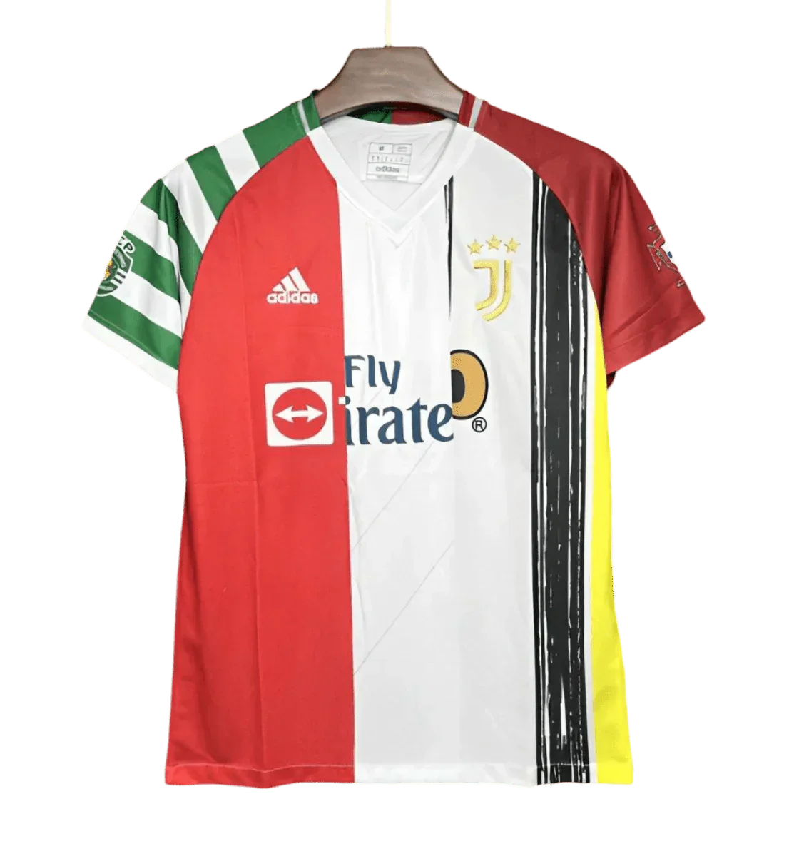 23/24 Juventus Weiß-Rot Spezialtrikot - Fan-Version