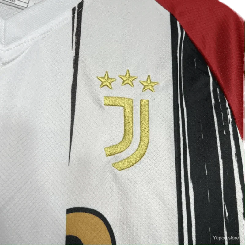 23/24 Juventus Wit Rood Speciaal Tenue - Fan Versie