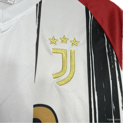 23/24 Juventus Wit Rood Speciaal Tenue - Fan Versie