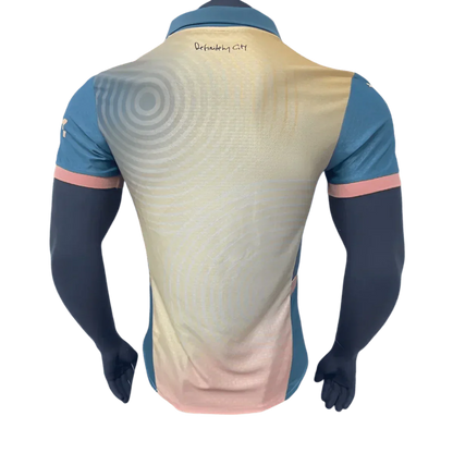 24/25 Manchester City Weiß-Rosa Spezialtrikot - Spielerversion