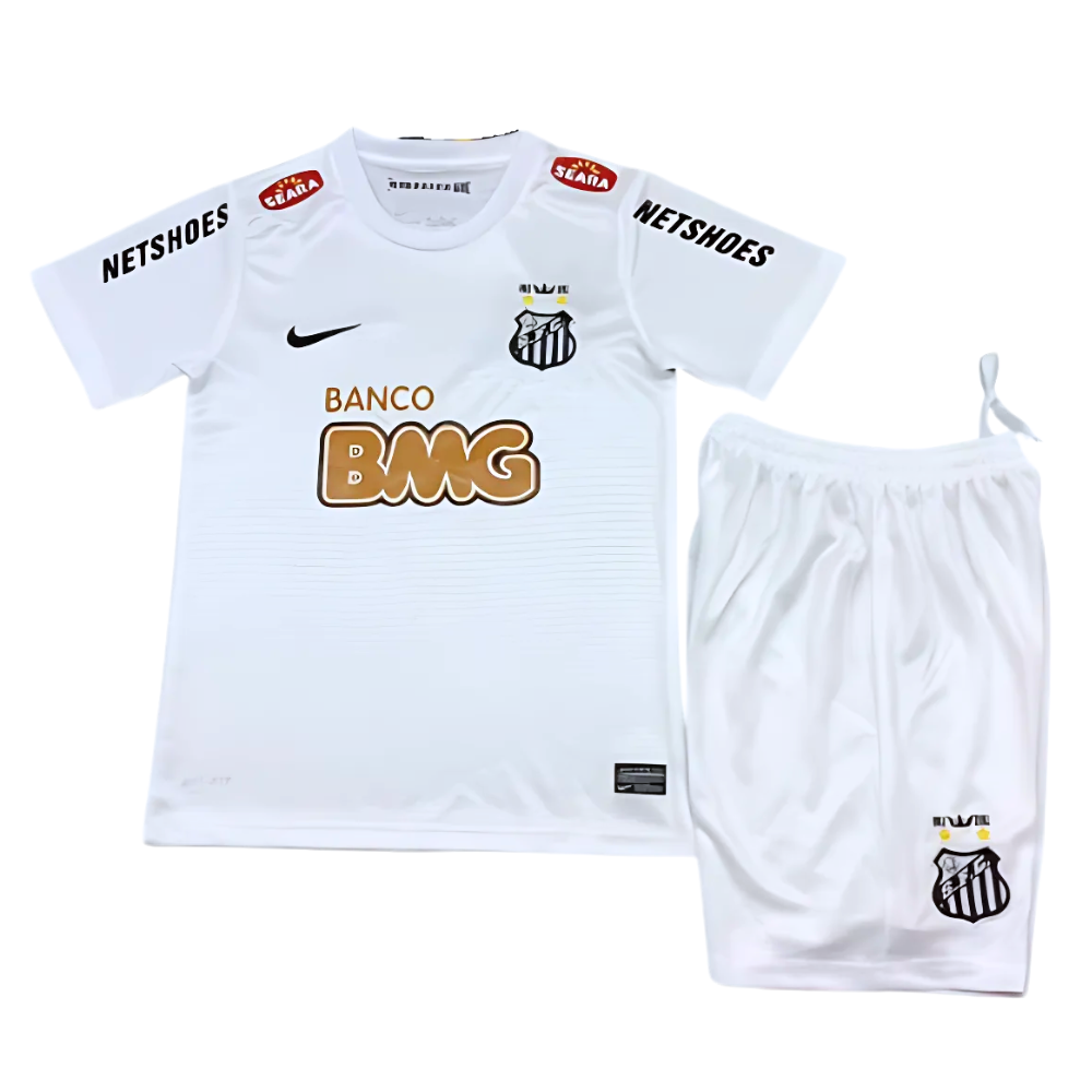 (KIDS) RETRO SANTOS HOME SHIRT & SHORTS 2012/13