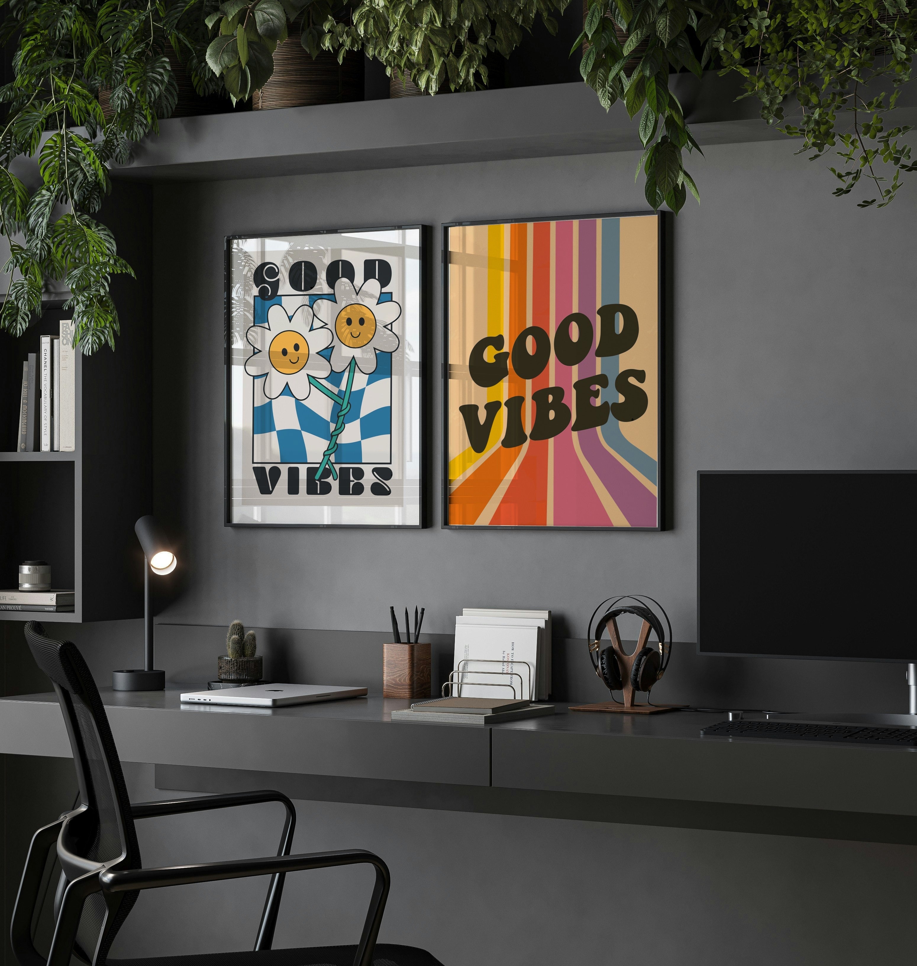 Good Vibes Smileys Poster