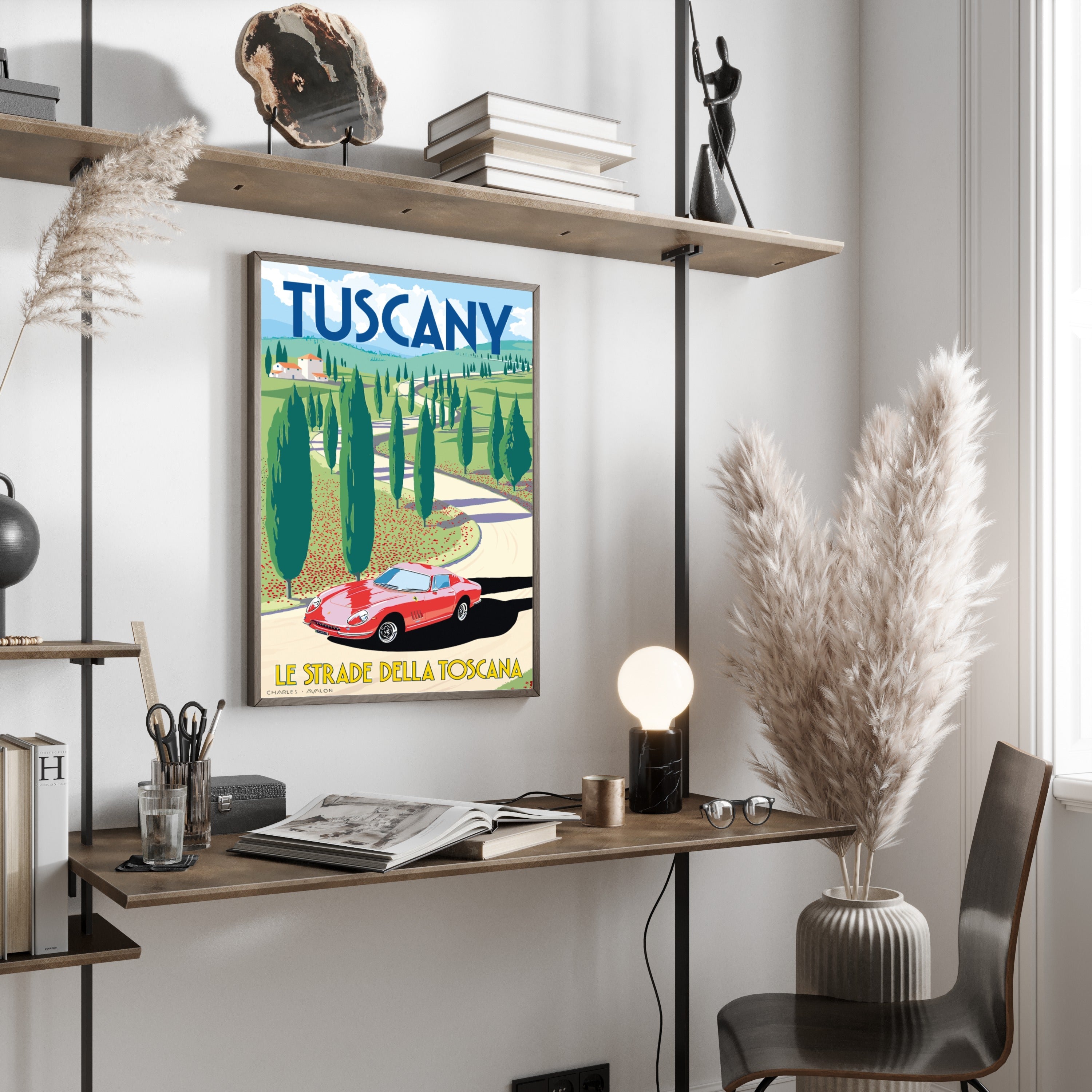 Tuscany Italy Travel Poster