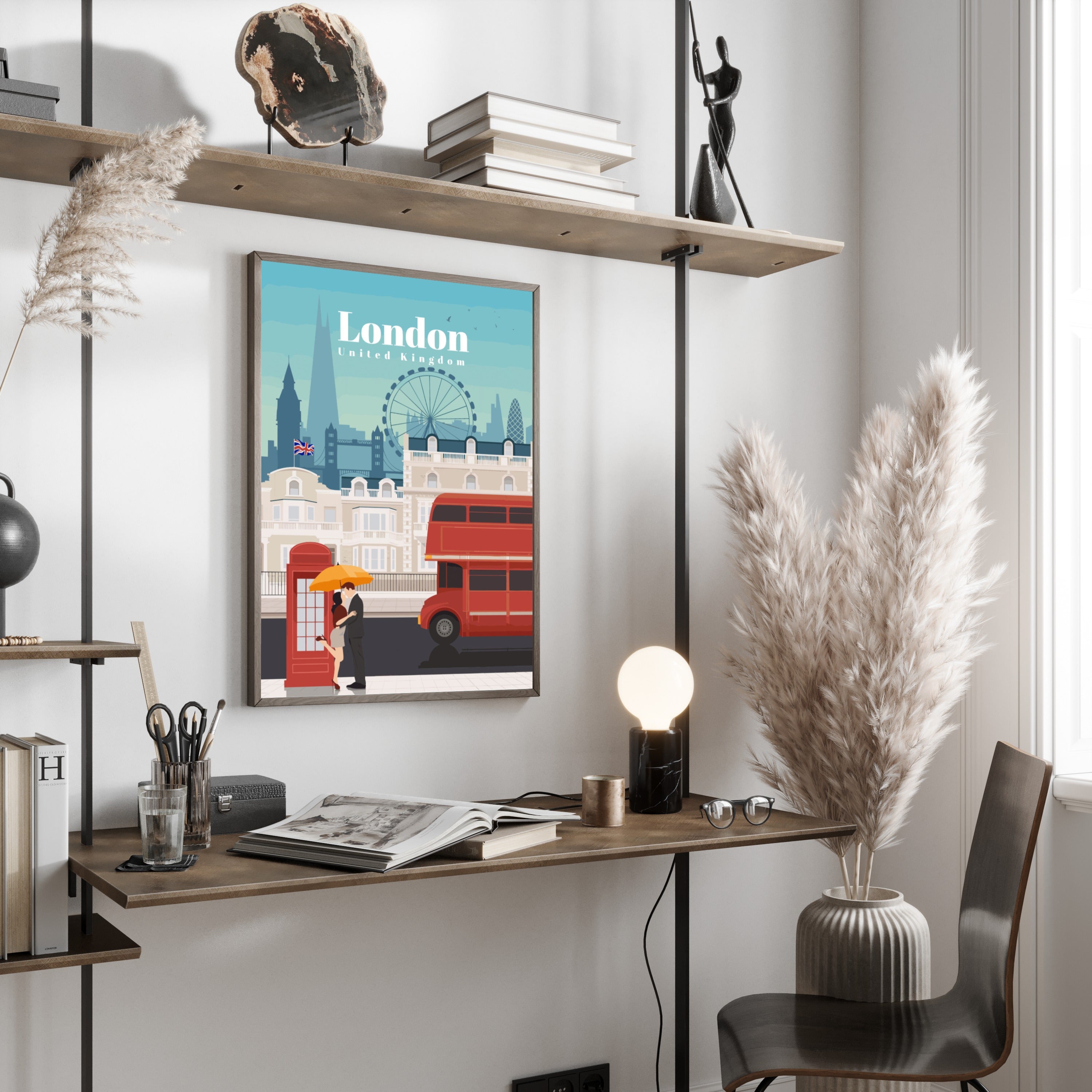 United Kingdom London Vintage Travel Posters