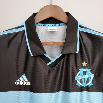 1999-00 olympique marseille  jersey neck zoom
