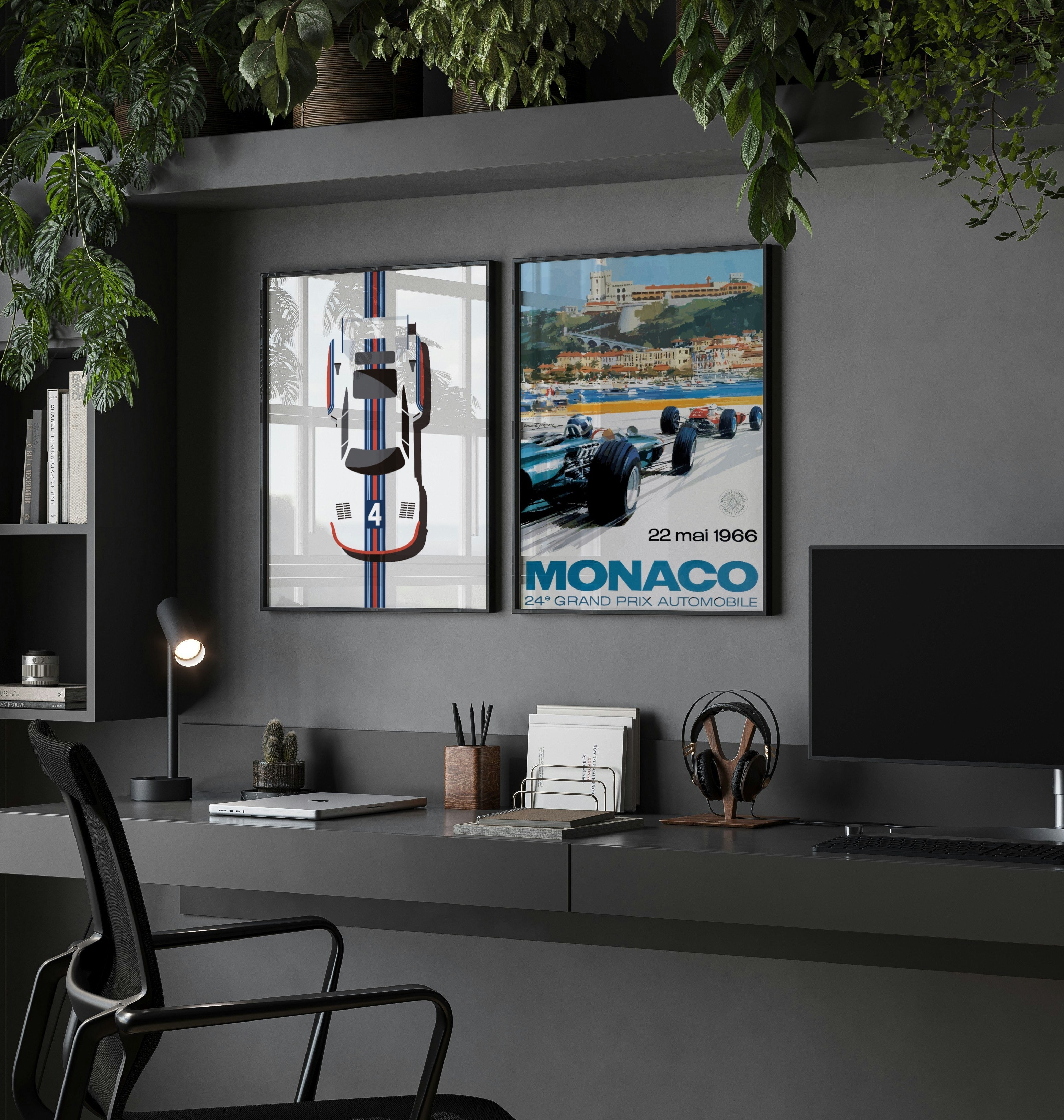 Porsche Martini Racing Car Poster