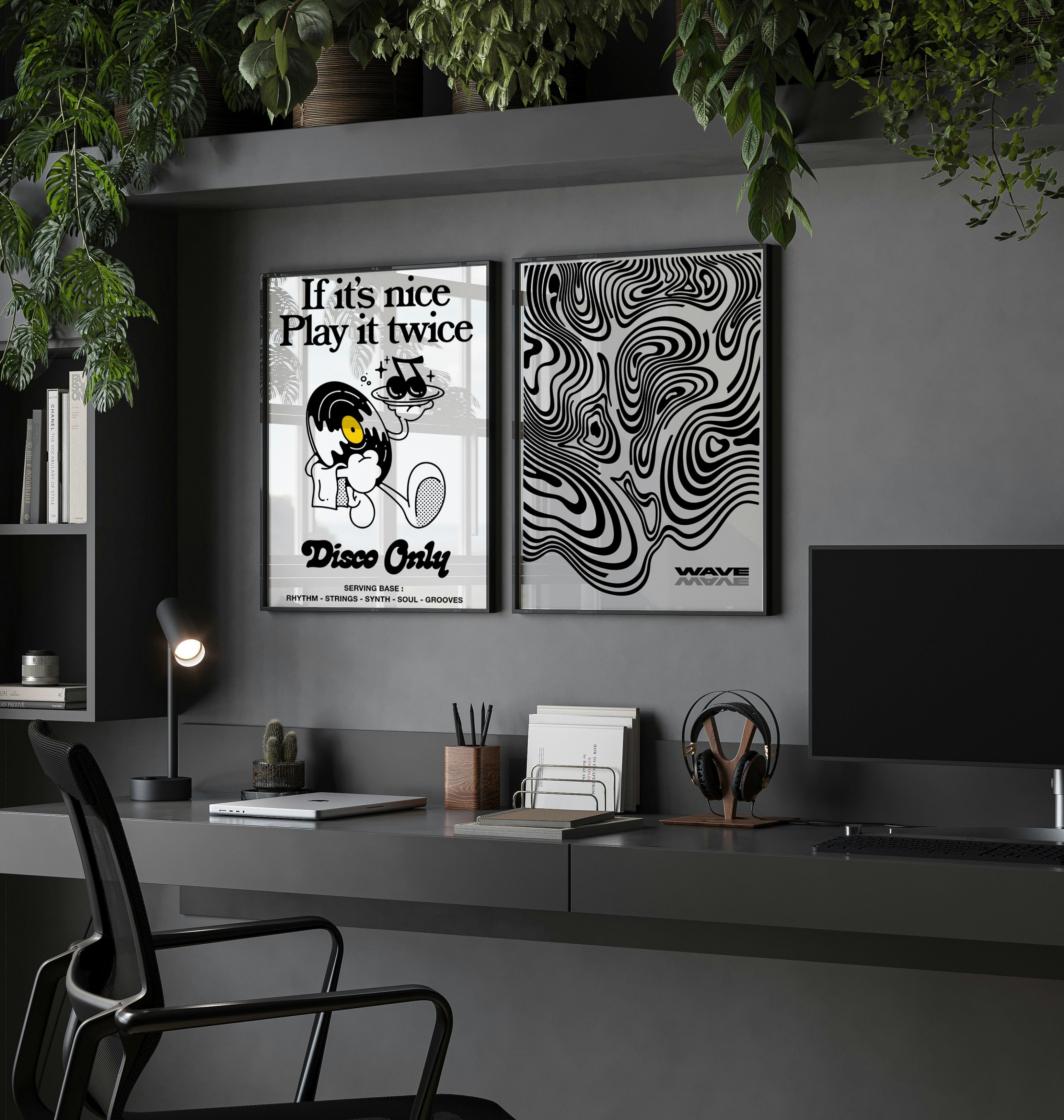 Play it Twice V2 Print poster