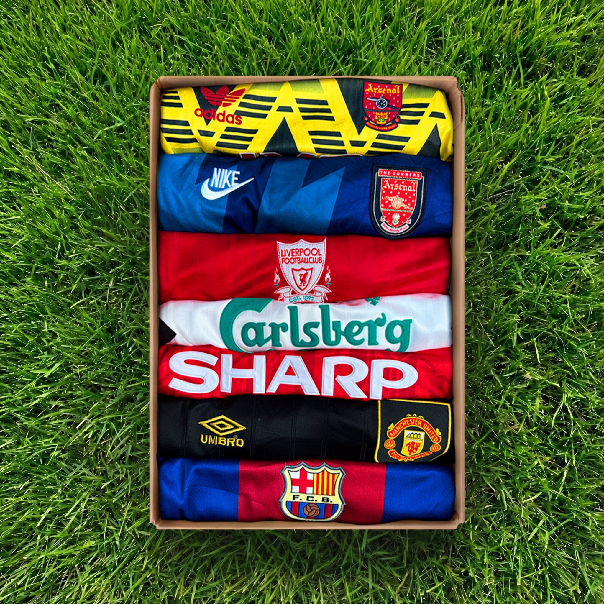 Retro Mystery Football Shirt Box (3 item)