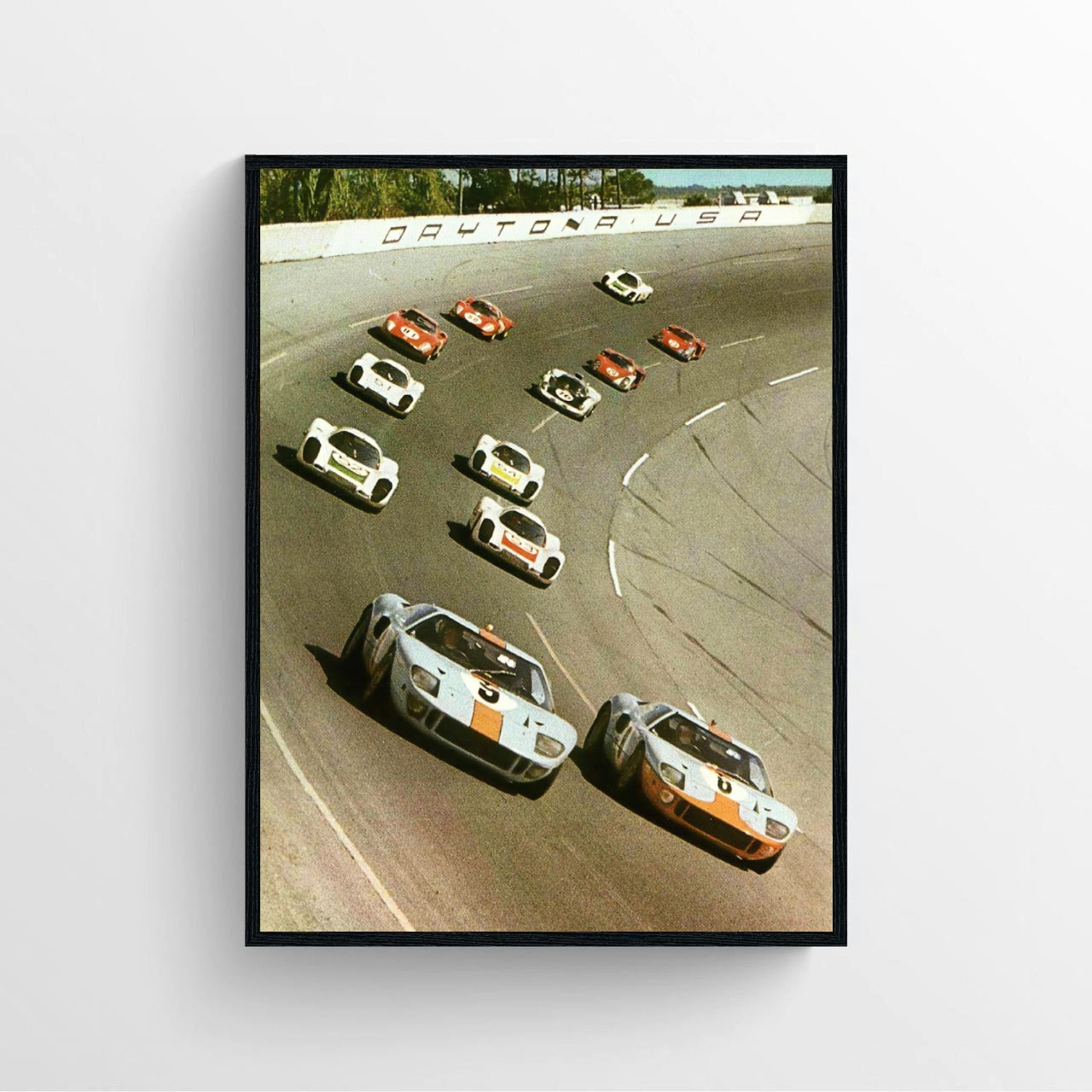 Ford Gt40 racing Poster