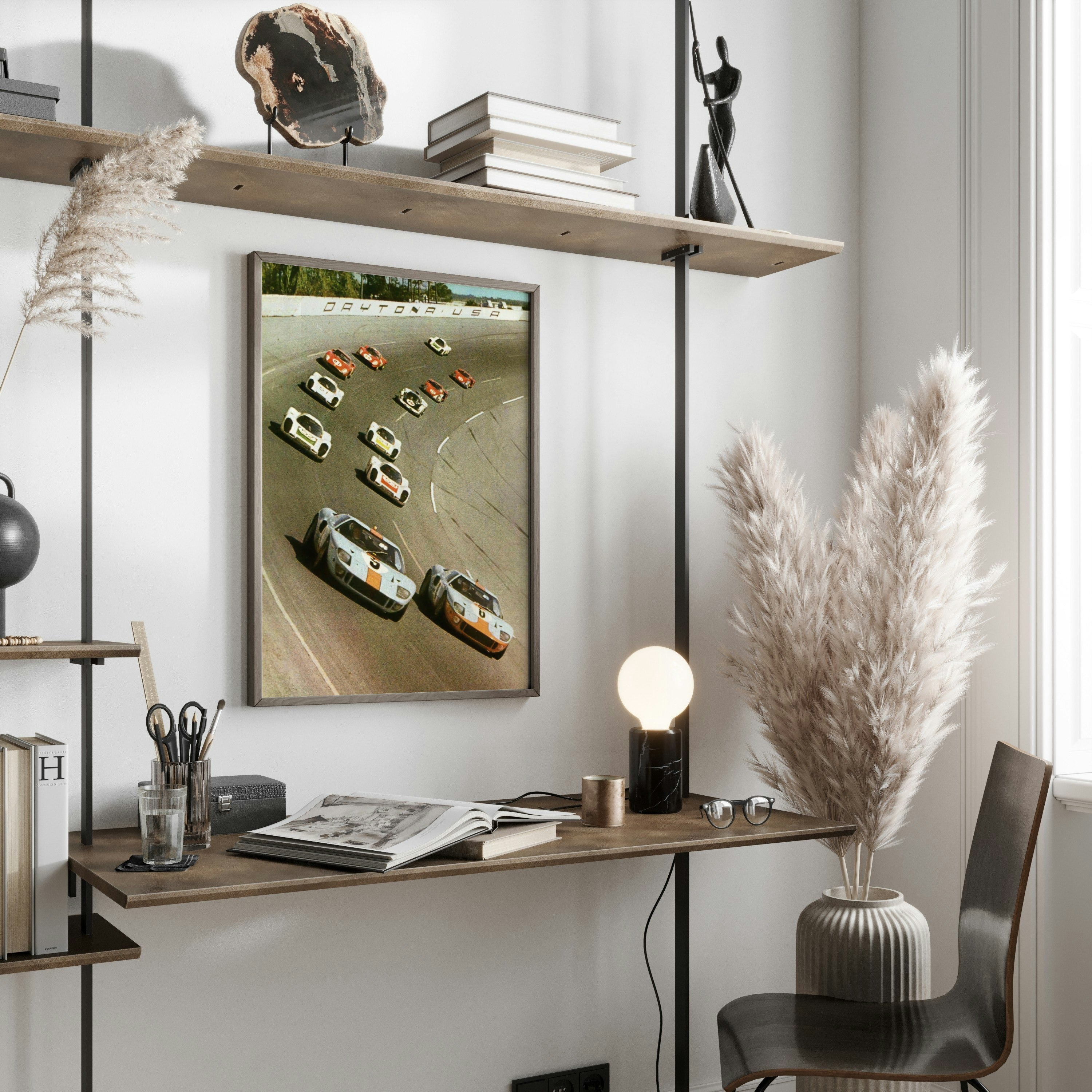 Ford Gt40 racing Poster