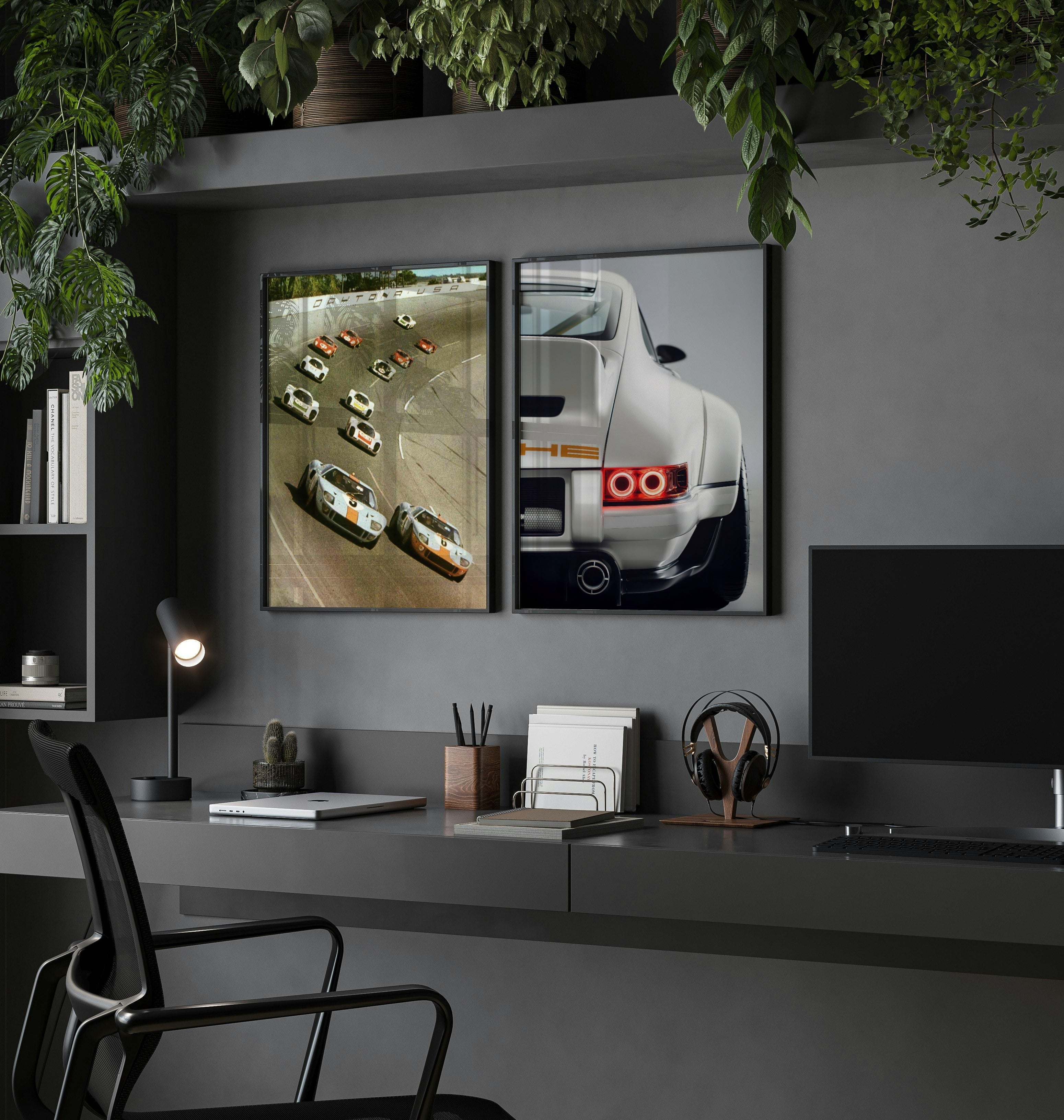 Ford Gt40 racing Poster