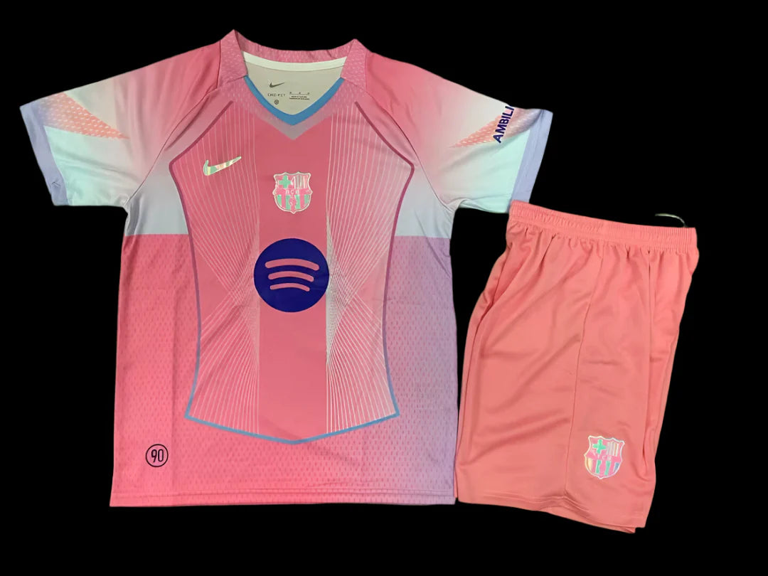FC Barcelona roze kindershirt 2025–26