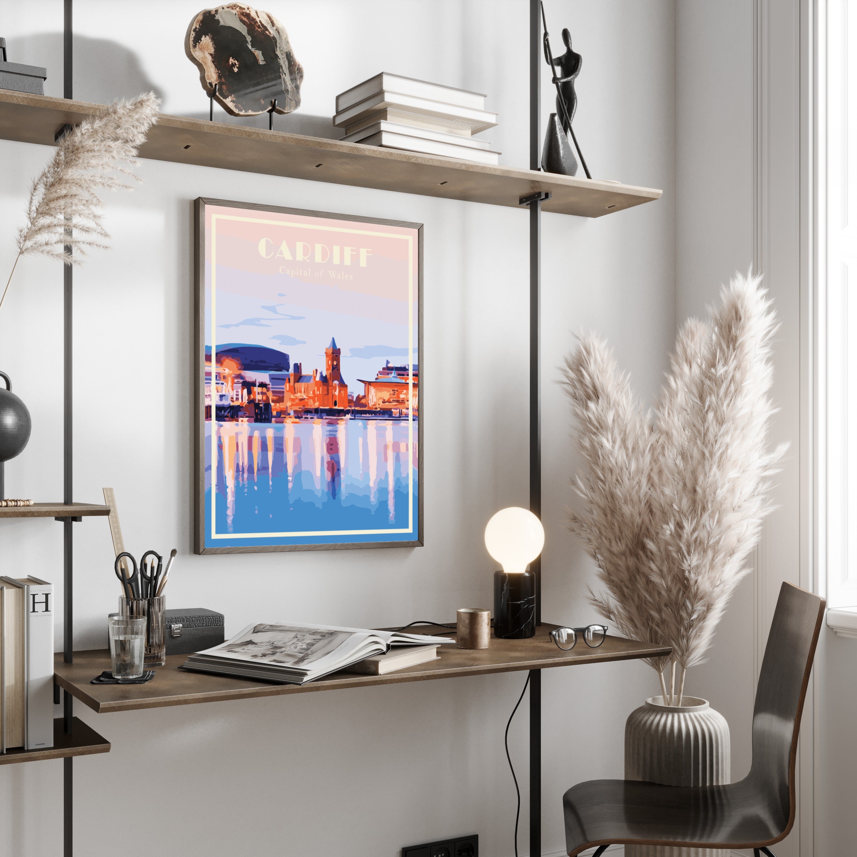 CARDIFF Travel Poster