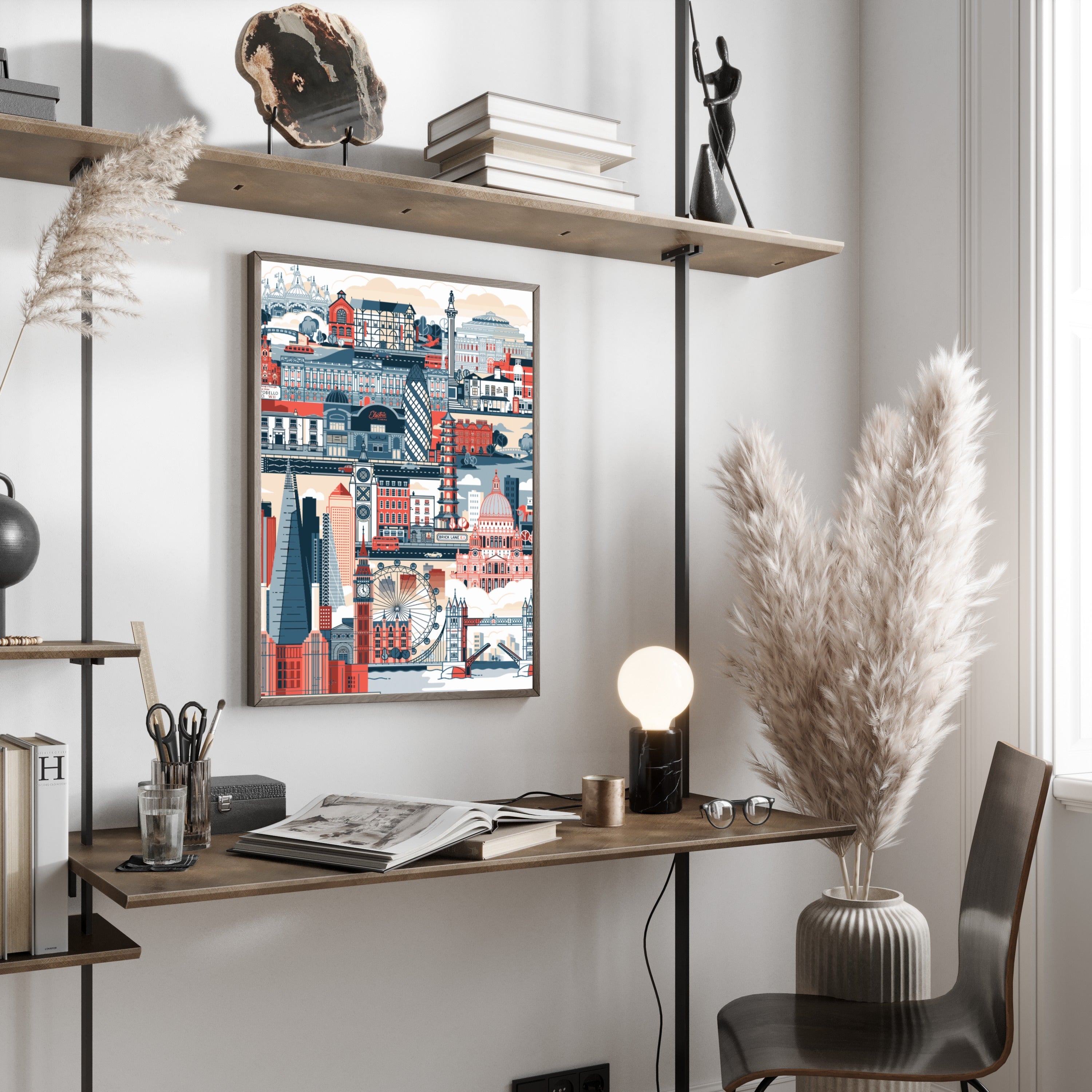 Illustrated Poster of London Poster