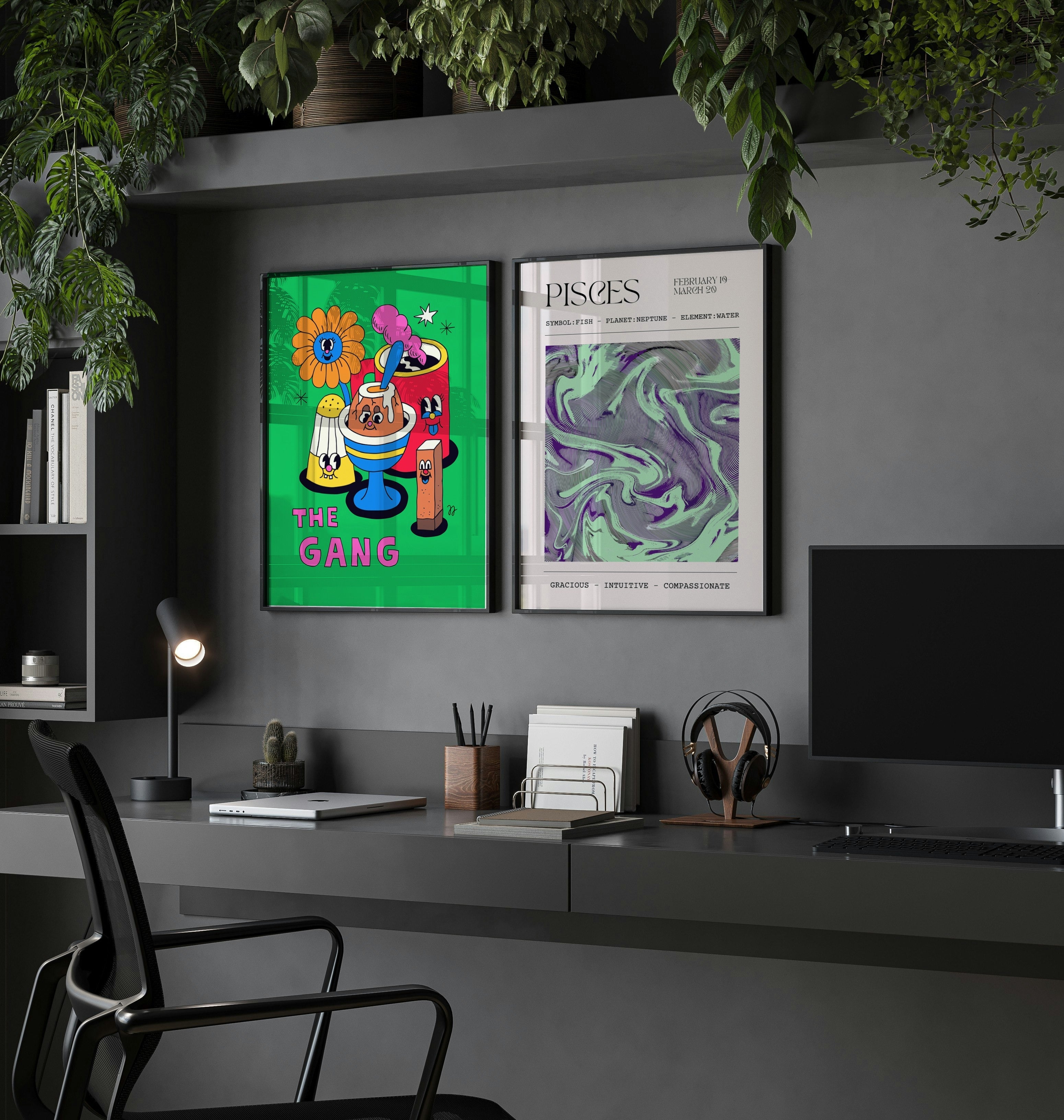 FOOD RELATED ILLUSTRATIONS  poster