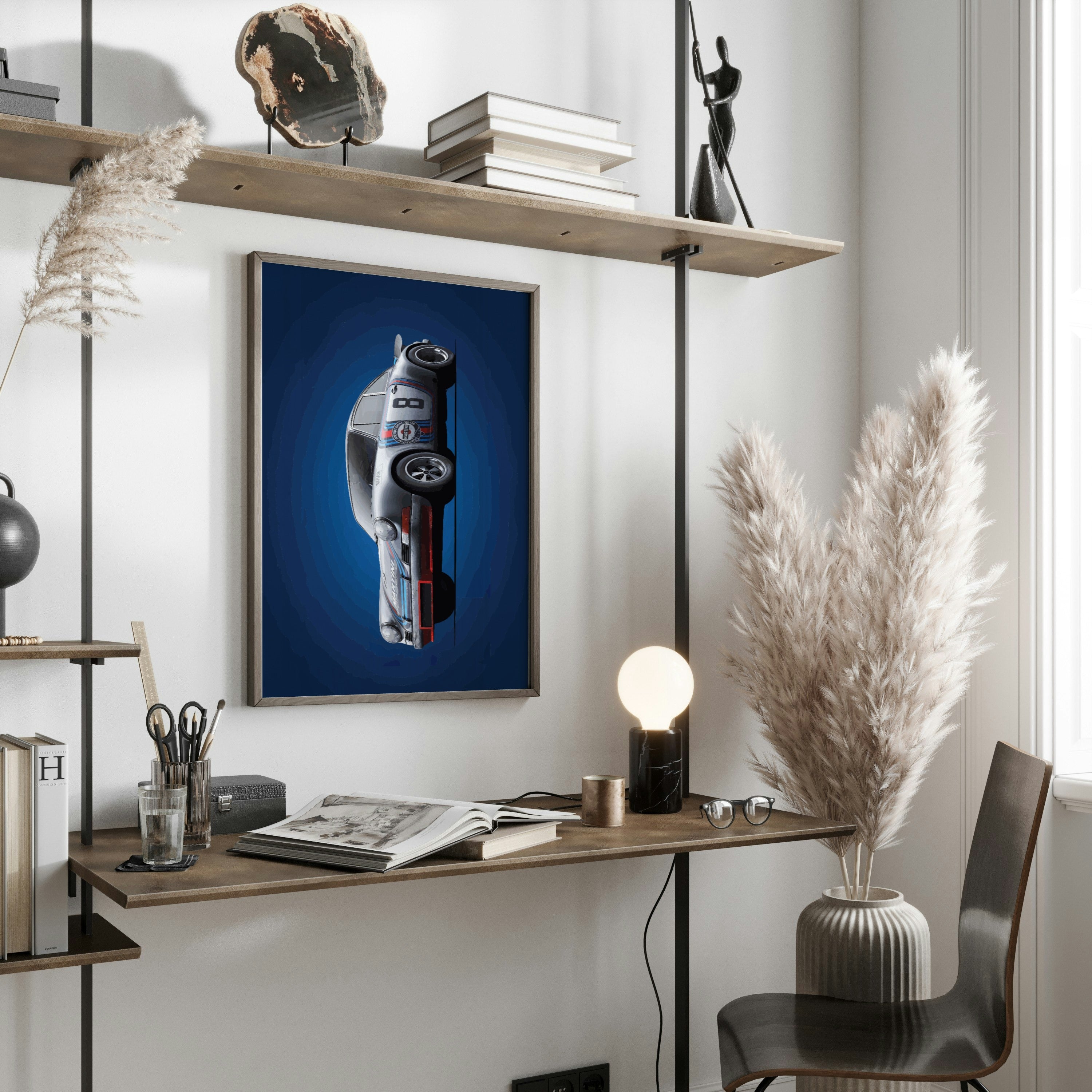 Porsche 911R  Martini 1973 Targa Florio Poster