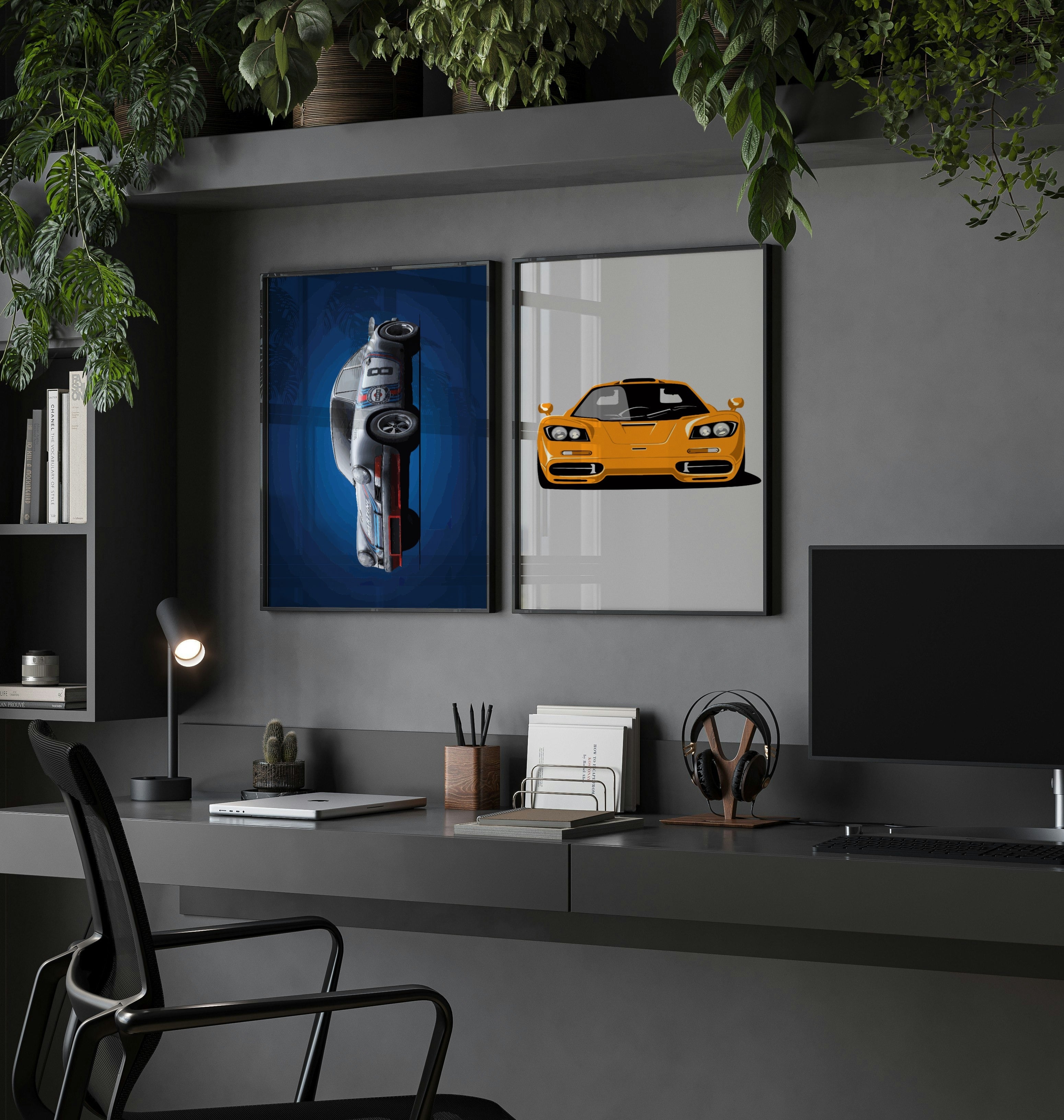 Porsche 911R  Martini 1973 Targa Florio Poster